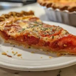 A slice of Southern Tomato Pie