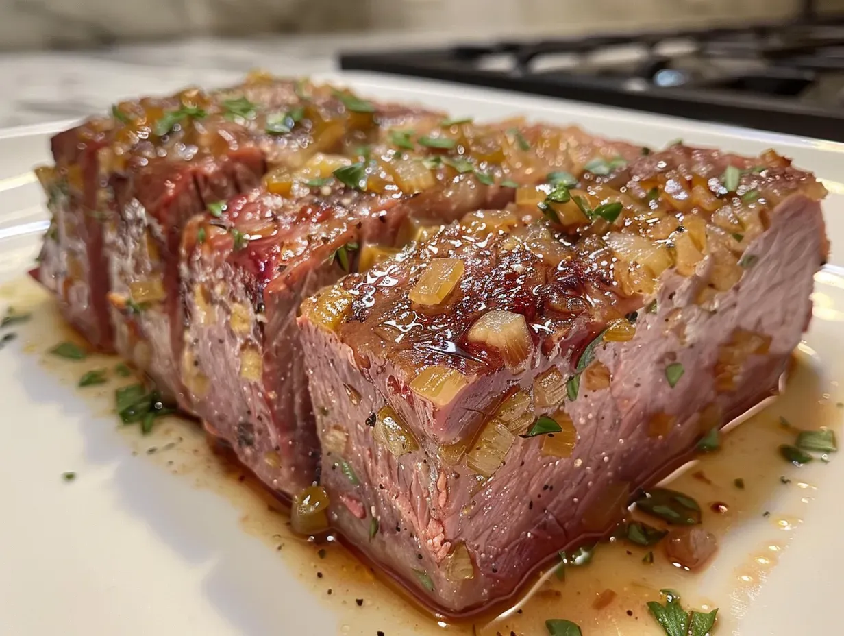 A Steaming Plate of Slow Cooker Corned Beef