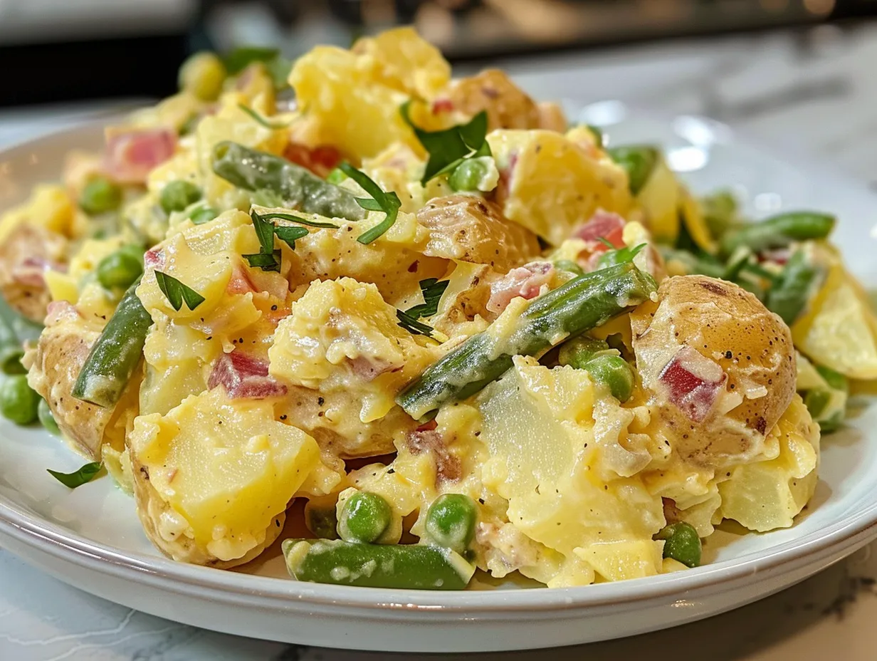 A Vibrant French-Style Potato and Green Bean Salad