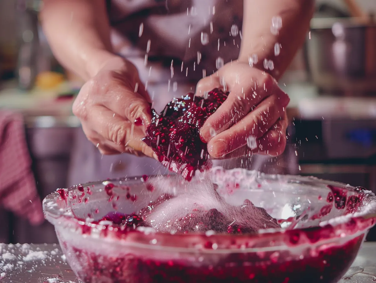 Blackberry Jam Cooking Process