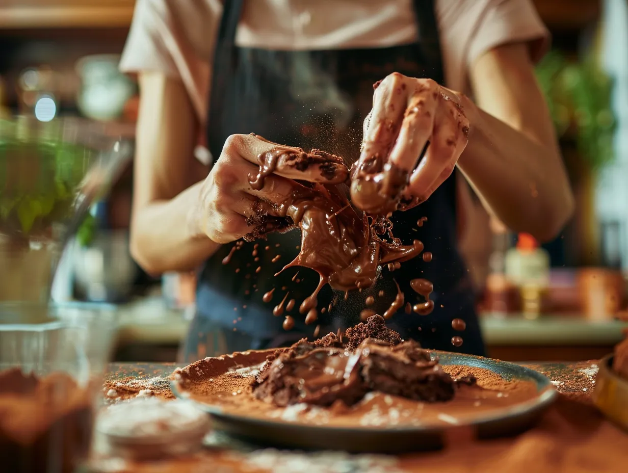 Instructions to make brown butter brownies
