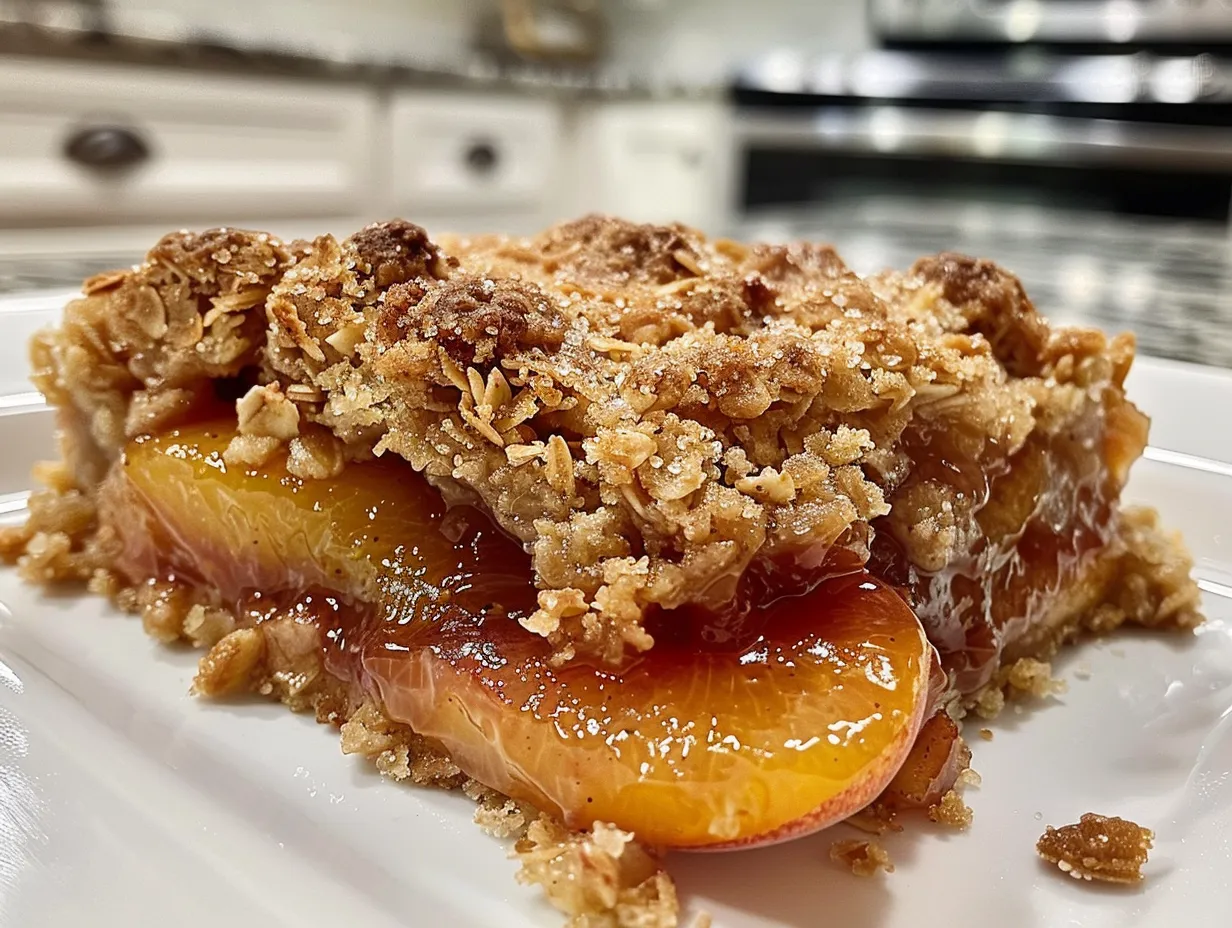 Brown Sugar Nectarine Crisp Delight