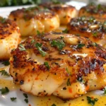 Cheddar Bay Crab Cakes with Lemon Butter Drizzle