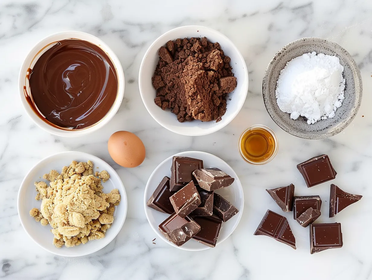Chocolate Caramel Dump Cake Ingredients