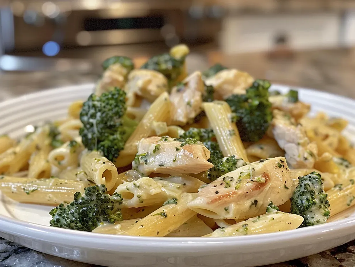 Creamy Broccoli and Chicken Penne Ready to Serve