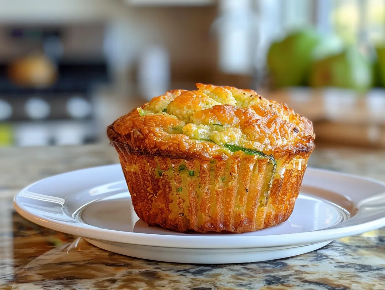 Crispy Zucchini Muffins