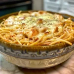 Crockpot Cheesy Chicken Spaghetti Overview