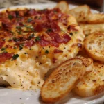Delicious Baked Texas Trash Cheese Dip