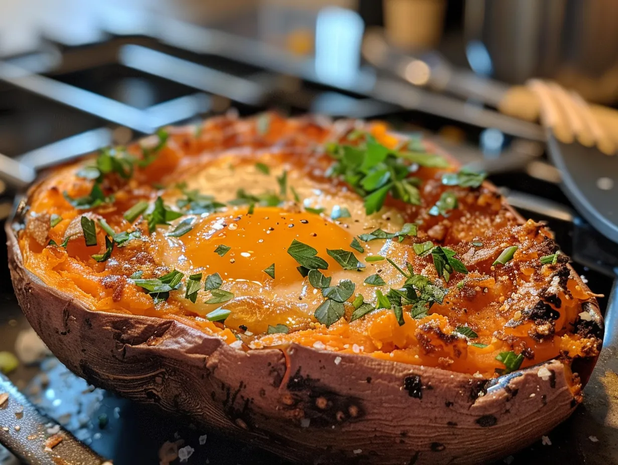 Delicious Breakfast Sweet Potato