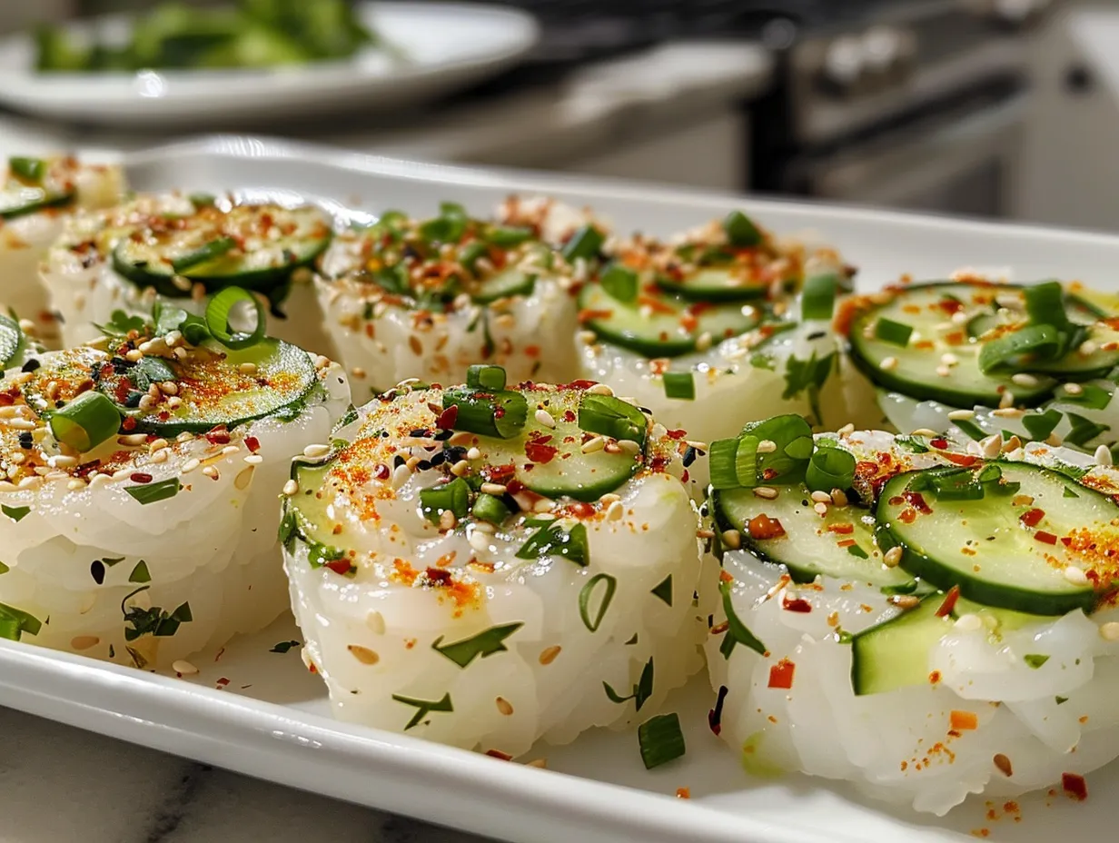 Delicious California Roll Cucumber Salad