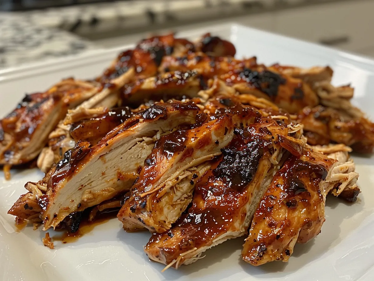 carolina bbq vinegar shredded chicken