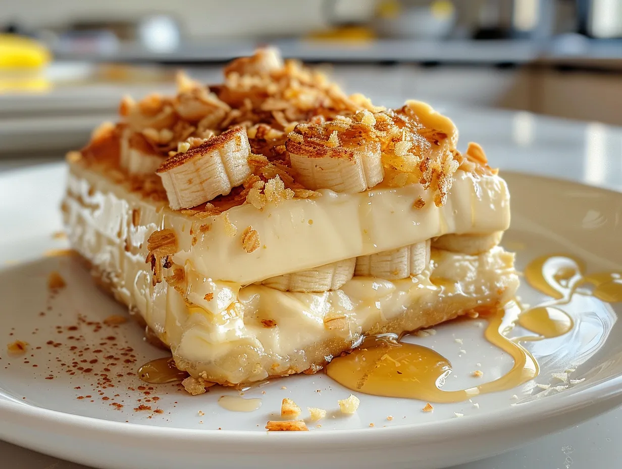 creamy banana dessert