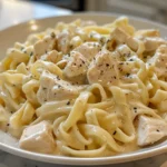 Delicious Creamy Chicken Buttered Noodles