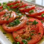 easy marinated tomatoes