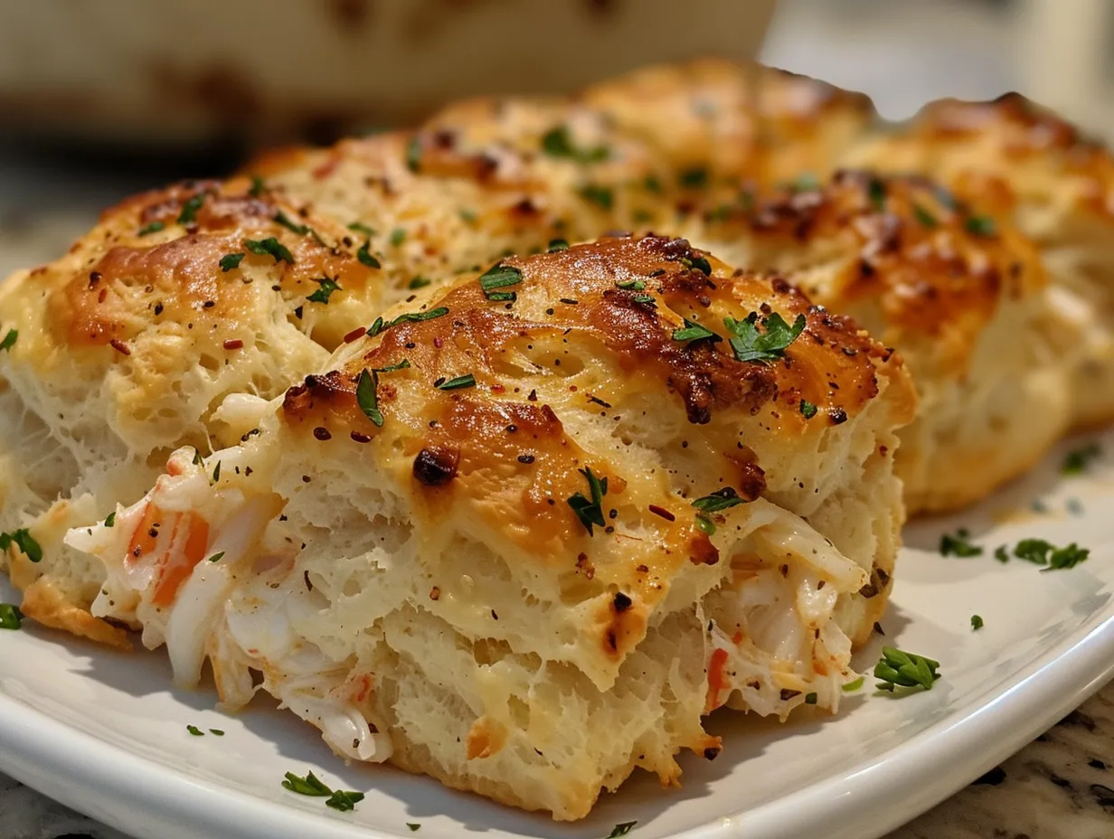 Crab Stuffed Biscuits Dish