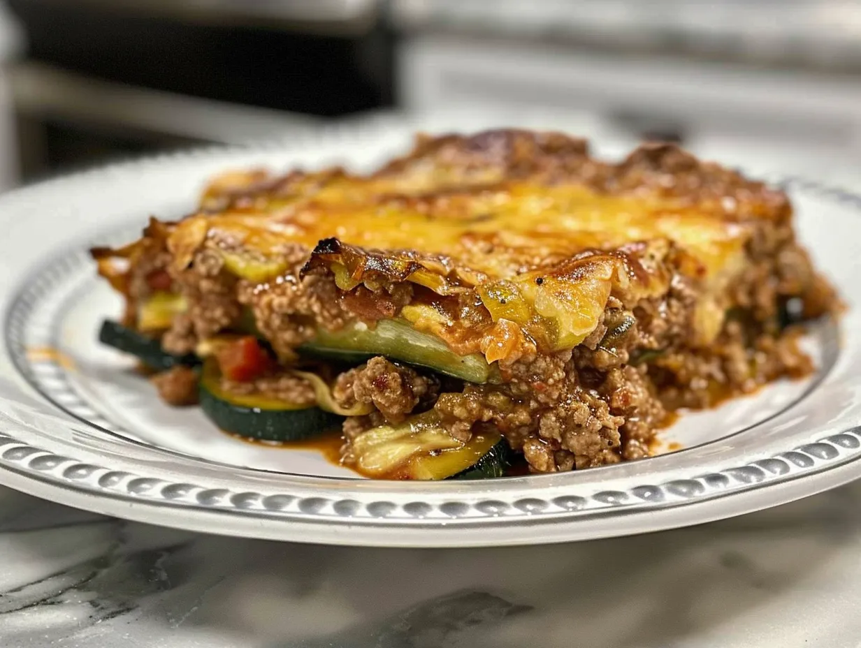 Ground Beef Zucchini Casserole