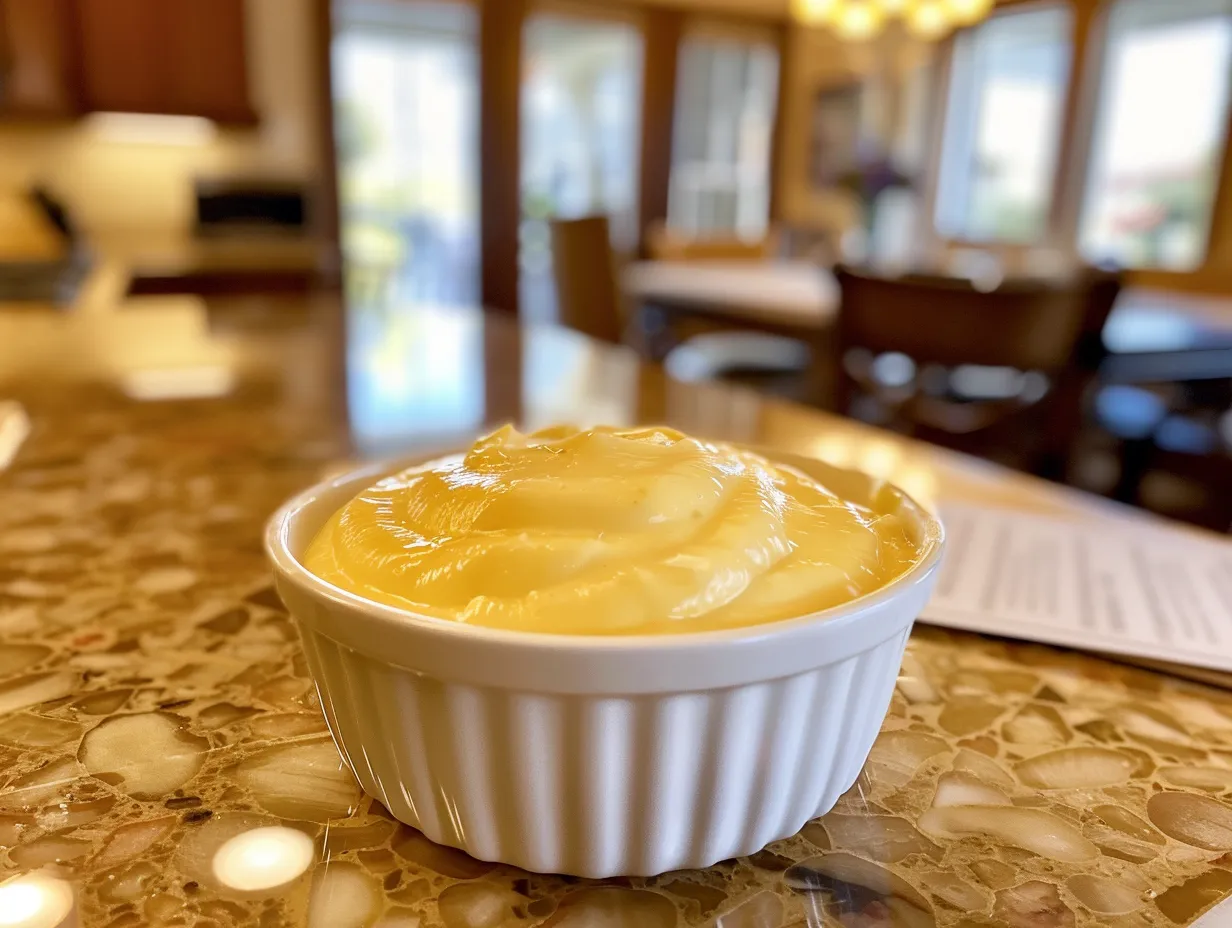 Delicious Homemade Lemon Vanilla Custard
