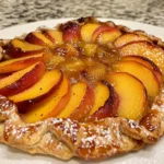 Delicious Homemade Peach Galette