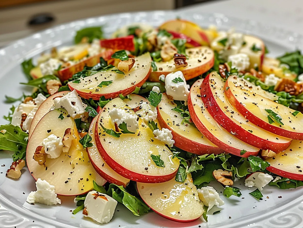 Delicious Honeycrisp Apple and Feta Salad