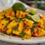 mango salad with lime dressing