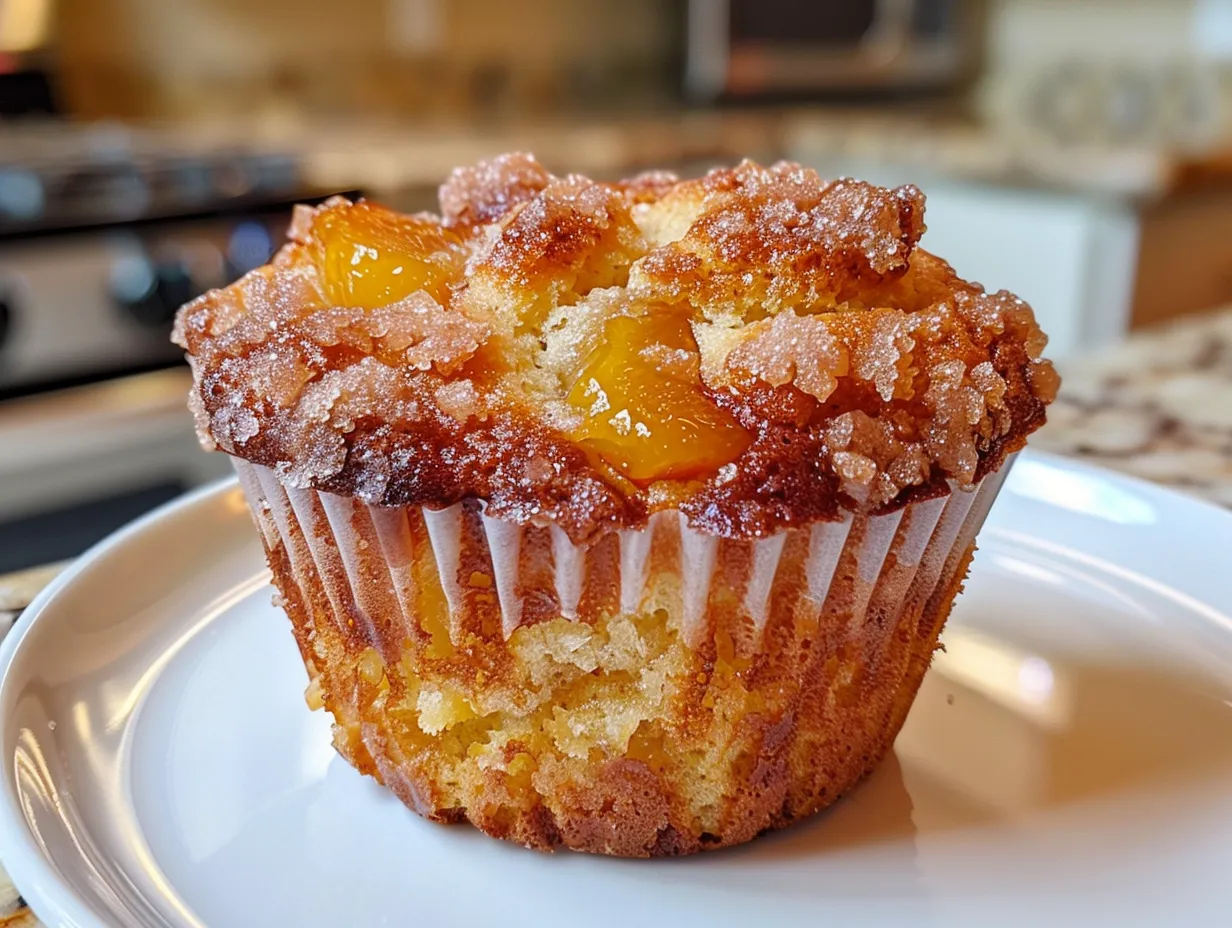 Delicious Nectarine Muffins Display