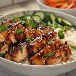 Spicy Miso Ginger Chicken Bowl