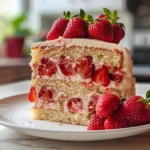 Best Strawberry Cake Ever