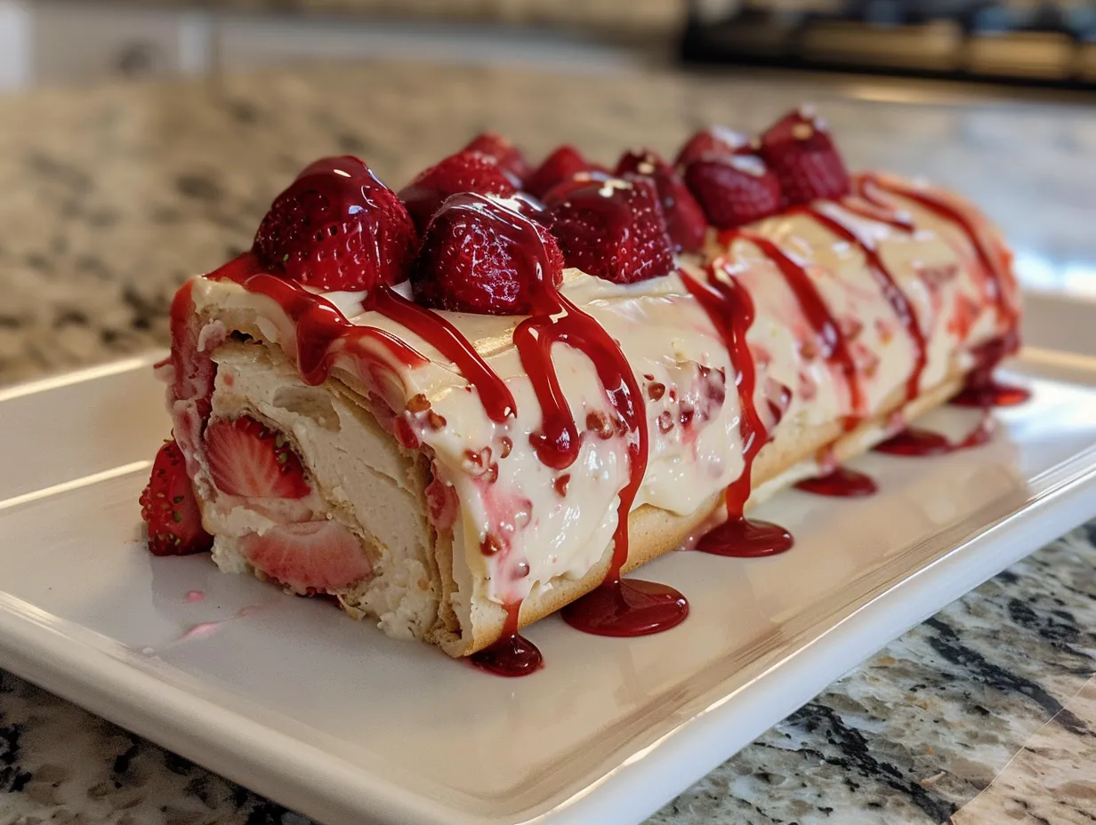 Strawberry Cheesecake Roll Ups