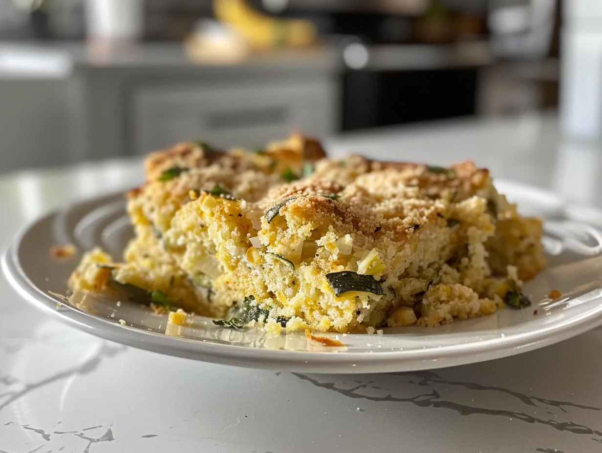Zucchini Cornbread Casserole
