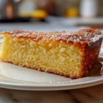Easy vanilla cake with oil no butter On A Plate