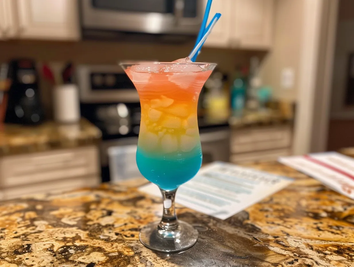 Enjoy your Tropical Blue Mai Tai