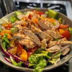 Enjoying Homemade Zesty Southwest Chicken Salad