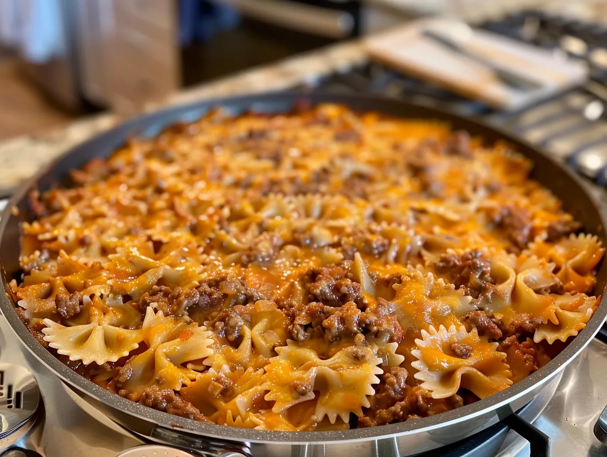 Conclusion Cheesy Bowtie Pasta with Ground Beef