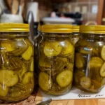 Finished Dill Pickle Hot Sauce Bottle