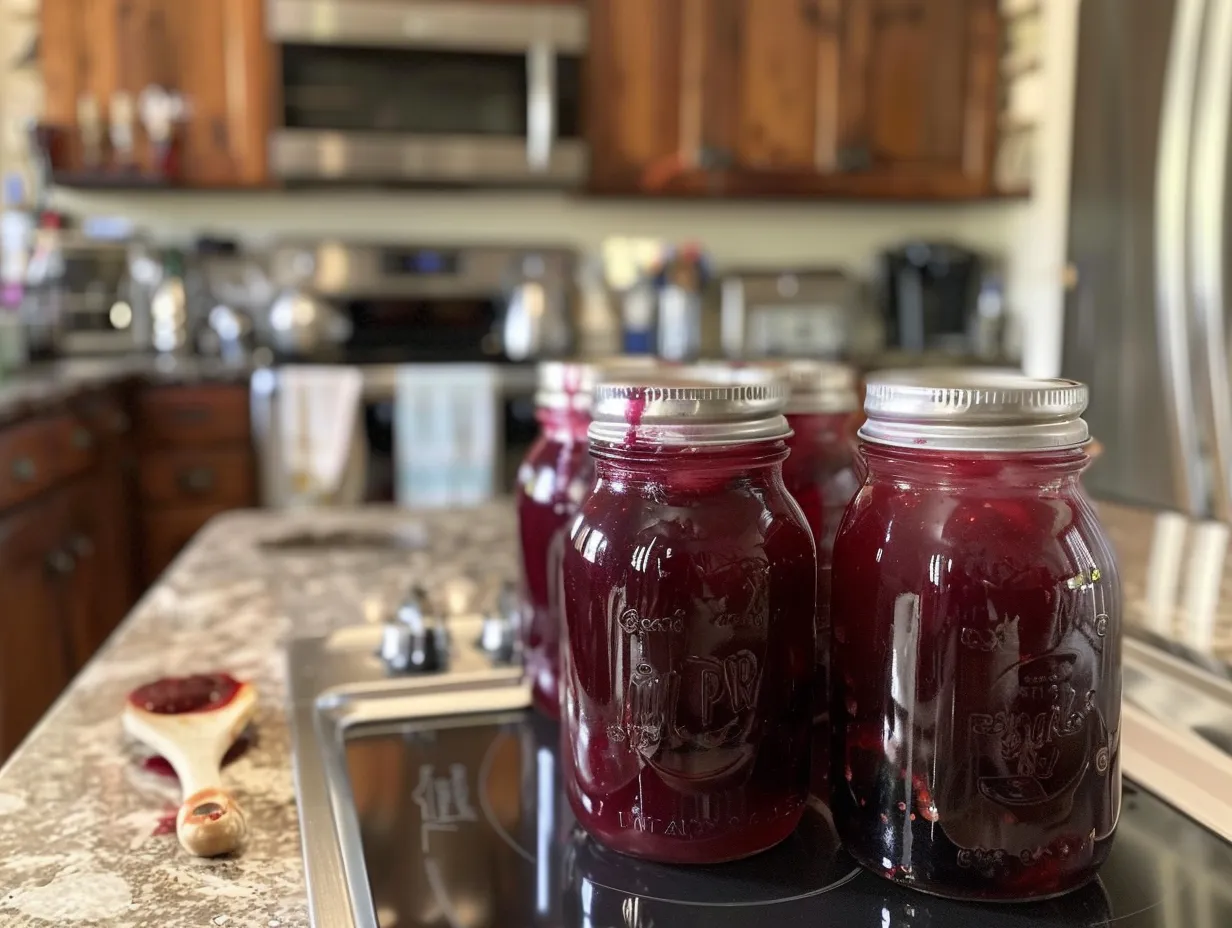 Finished Fermented Elderberry Honey