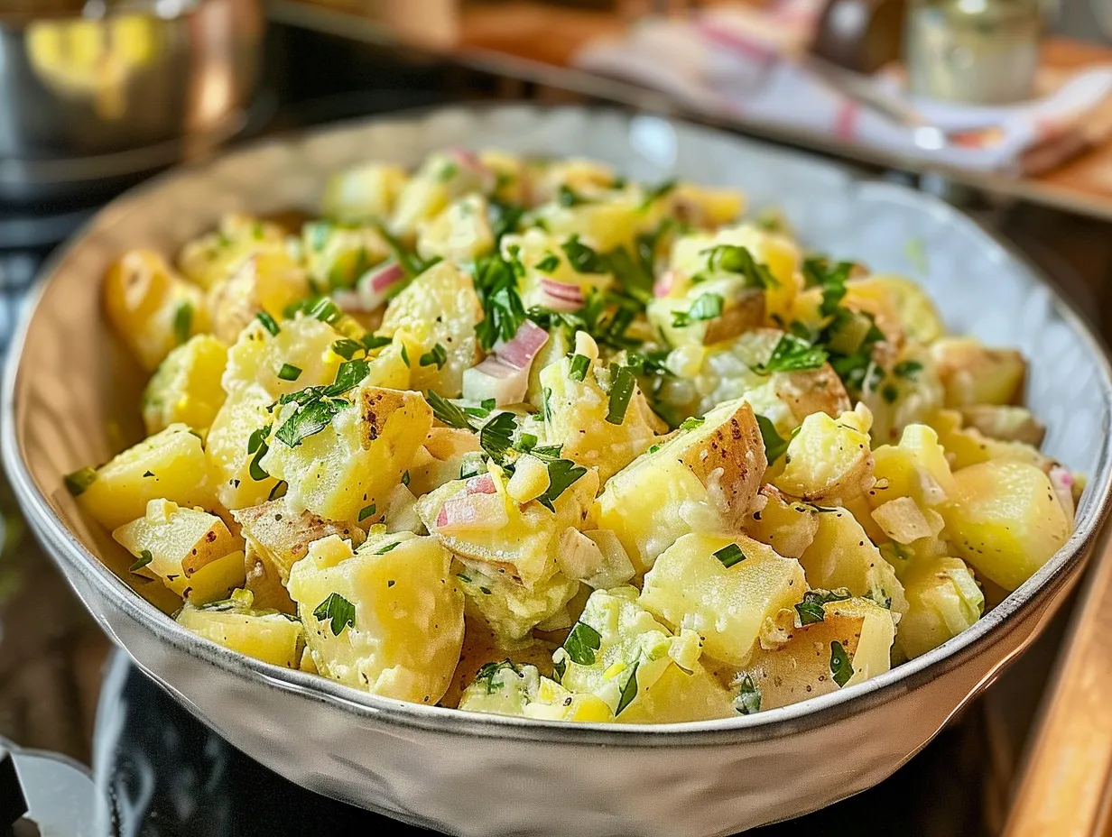Finished German Potato Salad