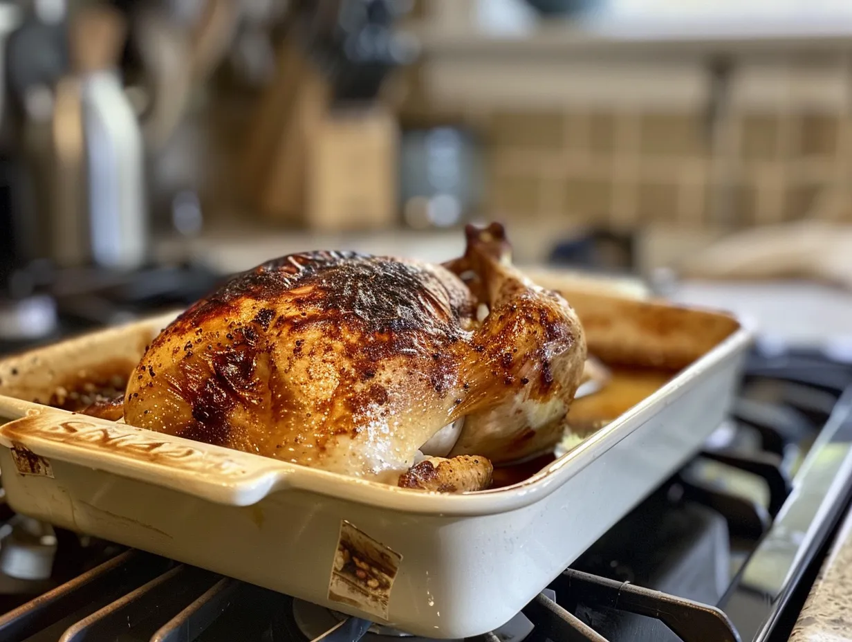 Finished Juicy Baked Chicken