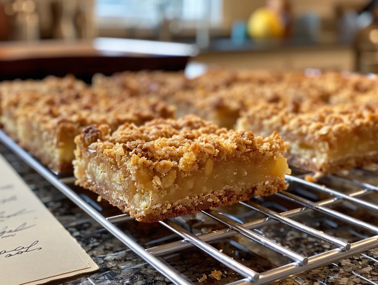 finished lemon oatmeal crumble bars