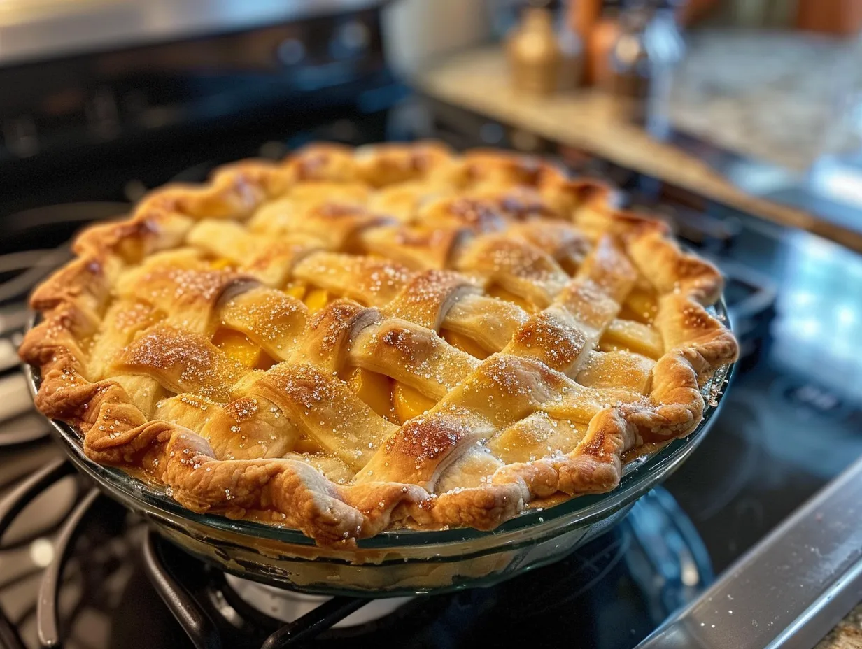 Finished Peach Pie