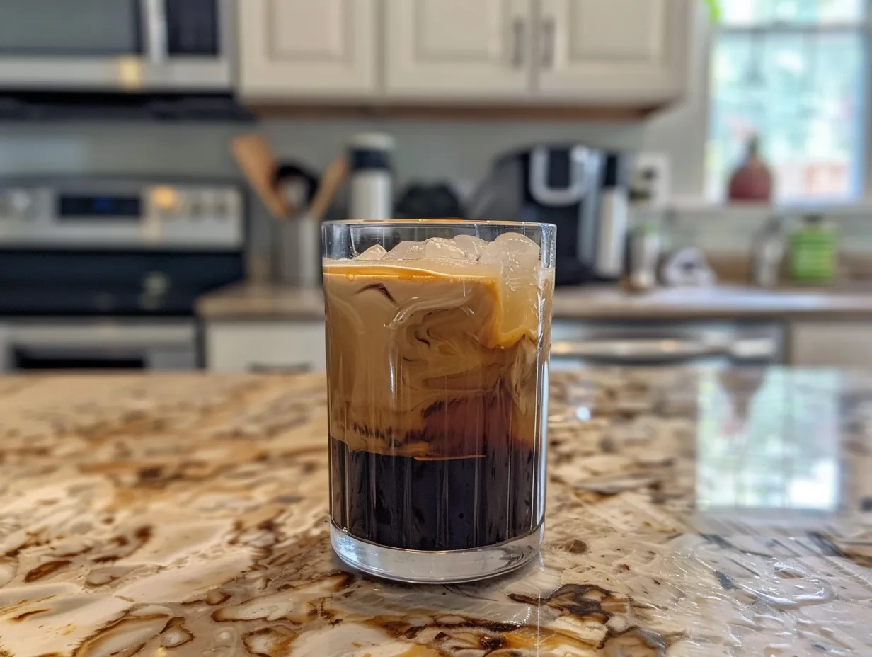 Finished peanut butter cream cold brew