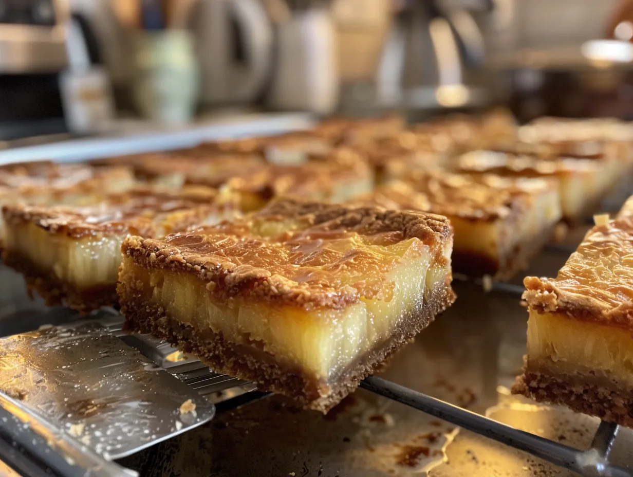 Finished Pineapple Bars Display
