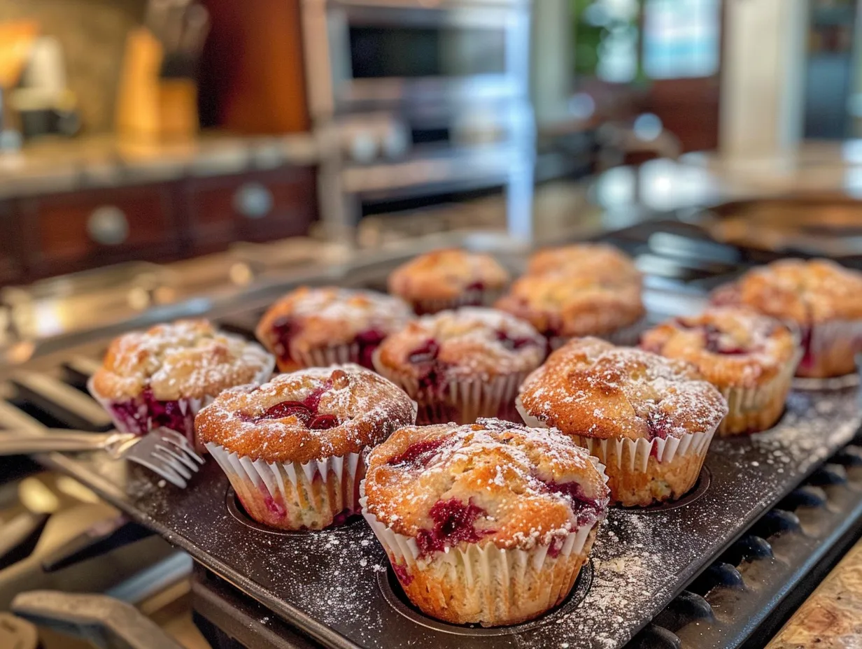 Finished Plum Muffins