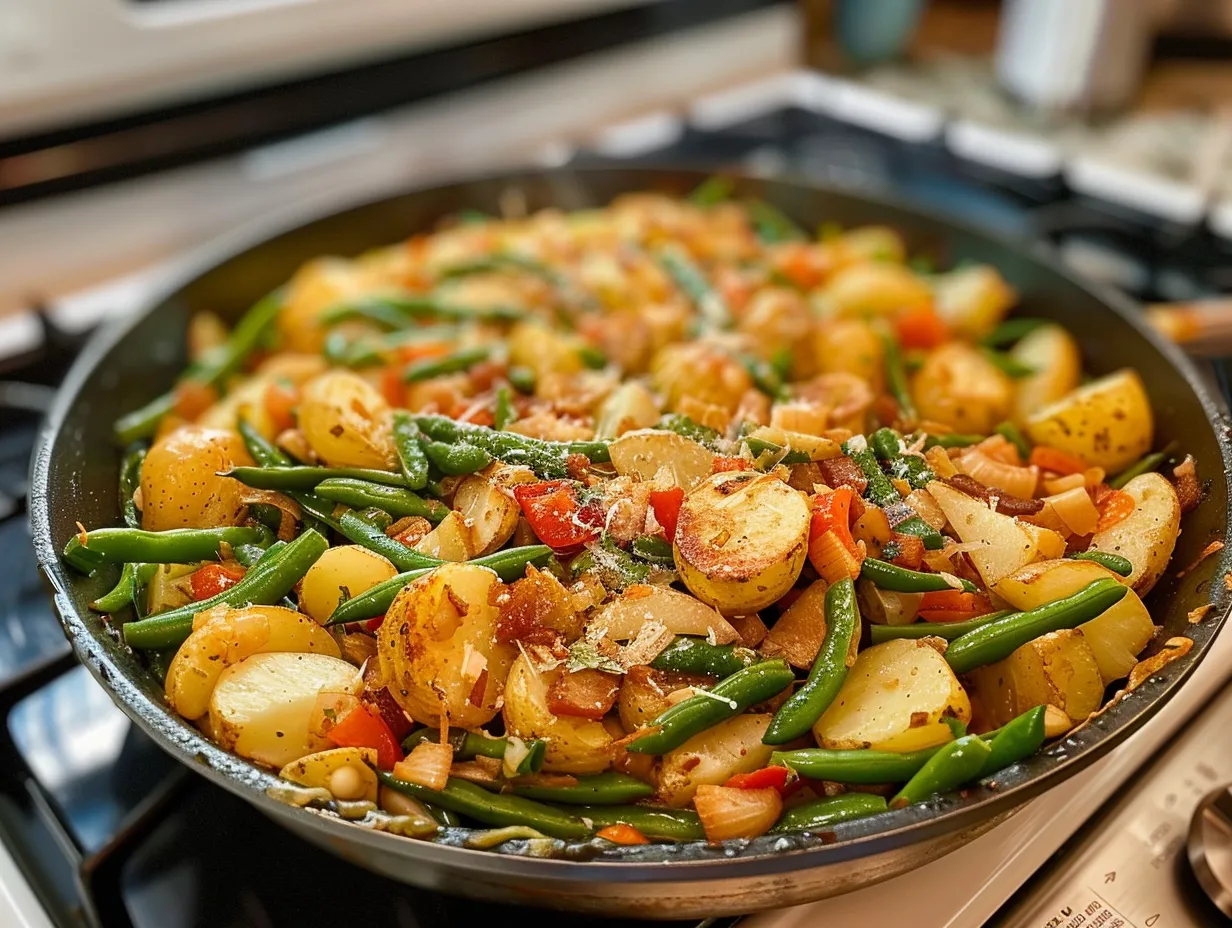 Finished Potato and Green Bean Salad