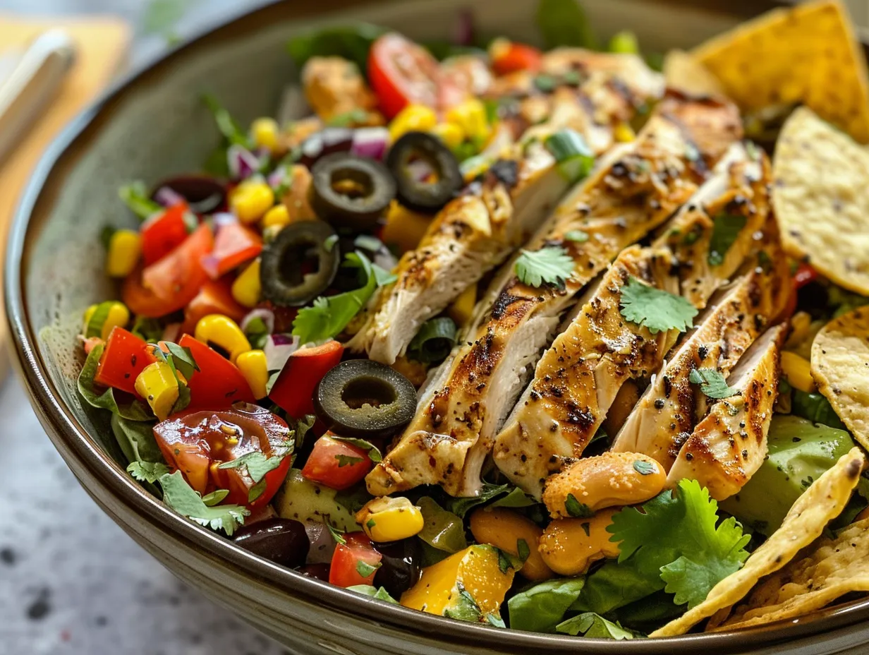 Finished Southwest Chicken Salad