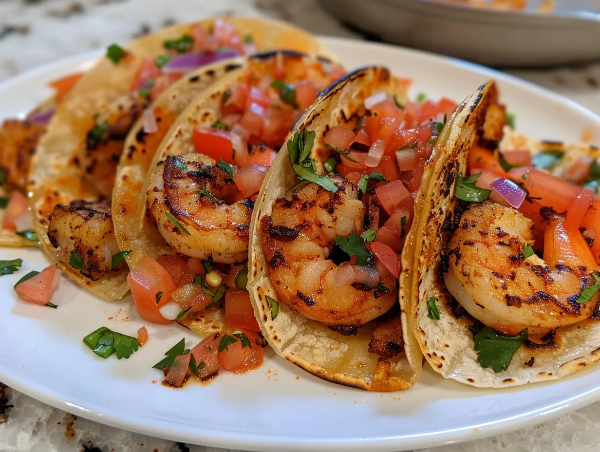 Flavor-Packed Shrimp Tacos Ready to Eat
