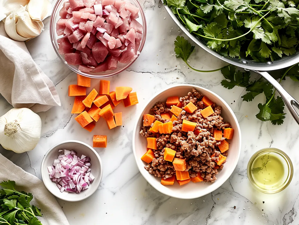 Fresh Ingredients for Southwest Skillet