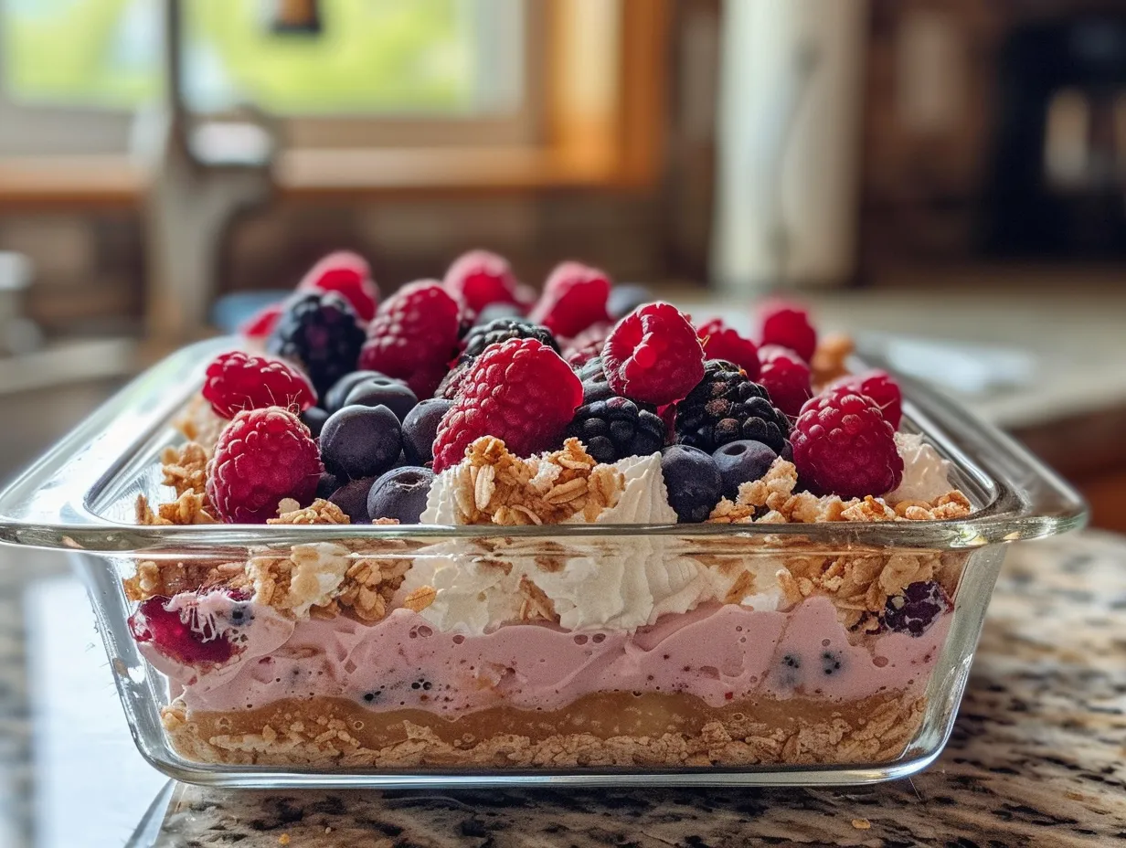 Fresh No-Bake Summer Berry Lasagna