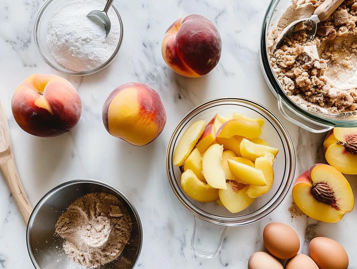 Peach Cobbler Ingredients