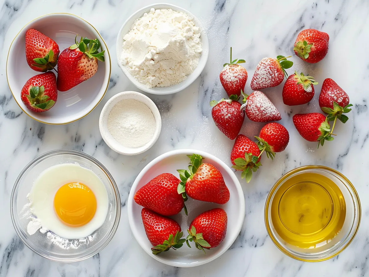 Strawberry Cake Ingredients