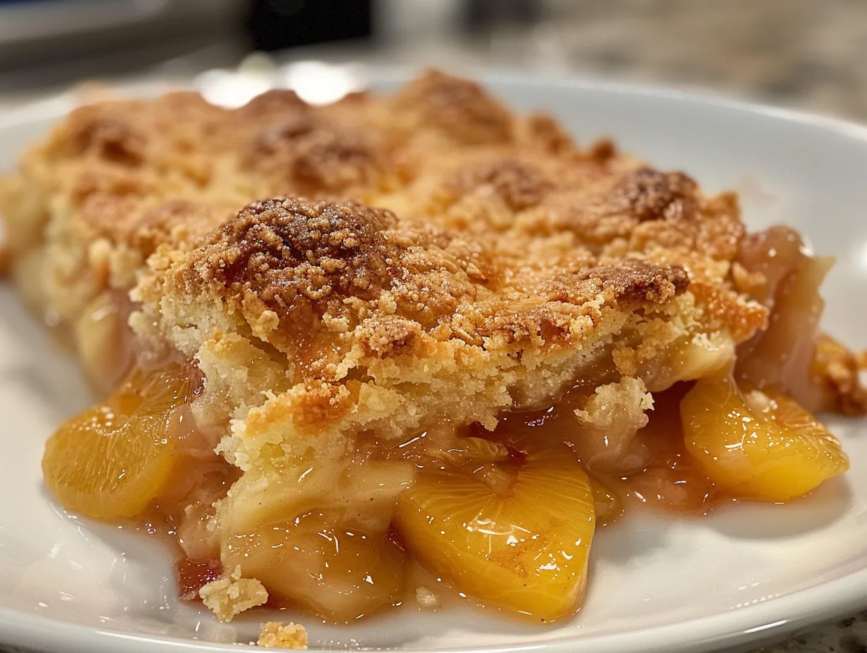 Freshly Baked Nectarine Cobbler